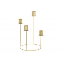 Підсвічник метал. 16х25,5см на 4свічки,золото №992-350/Bonadi/