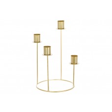 Підсвічник метал. 16х25,5см на 4свічки,золото №992-350/Bonadi/