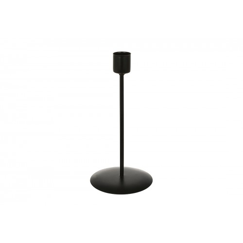 Підсвічник метал. 8,5х20,5см ( свічка 23мм),чорний №133-042/Bonadi/