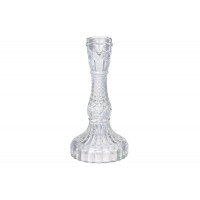 Підсвічник скло "Crystal" 11х22см (для тонкої свічки) прозорий №133-004/Bonadi/