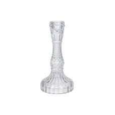 Підсвічник скло "Crystal" 11х22см (для тонкої свічки) прозорий №133-004/Bonadi/