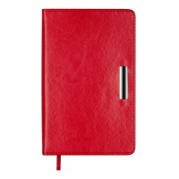 Щоден. А6 Buromax недат. 168арк. Salerno червоний BM.26030-05