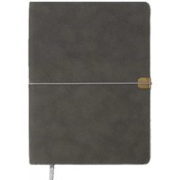 Щоден. А5 "Buromax" недат. 168арк. лін. Best сірий №BM.20190-09