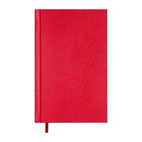 Щоден. А6 "Buromax" недат. 144арк. лін. Strong червоний №BM.26050-05