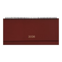 Планінг "Buromax" дат2026 Monochrome бордовий №BM.2495-13