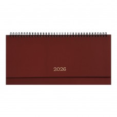 Планінг "Buromax" дат2026 Monochrome бордовий №BM.2495-13