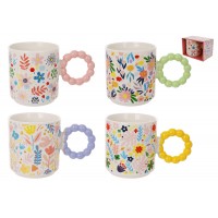 Чашка керам. 420мл "Floral" №380-459/Bonadi/(1)(36)