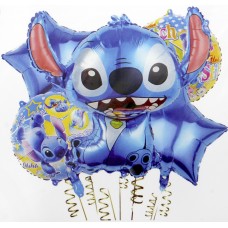 Набір кульок повітр. фольг. "Стіч" 5шт(10)