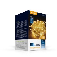 Гірлянда електрич. ColorWay 200LED 8режимів теплий колір L-20м №74228