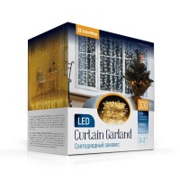 Гірлянда-штора-завіса електрич. ColorWay 300LED L-3м H-3м №67384