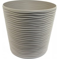 Горщик квітковий пласт. "Ф'южн" d20х18см 3,5л какао,низький,зі вставкою №0218/Алеана/(10)