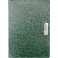 Щоден. А5 "Buromax" недат. 168арк. лін. Salerno зелений №BM.20260-04