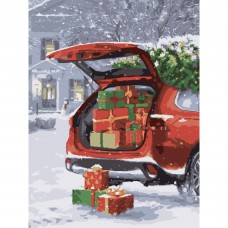 Картини по номерах "Святкове авто" 30х40см №SS1245/Strateg/