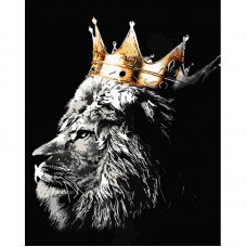 Картини по номерах "Лев-король" 40х50см №GS1440/Strateg/