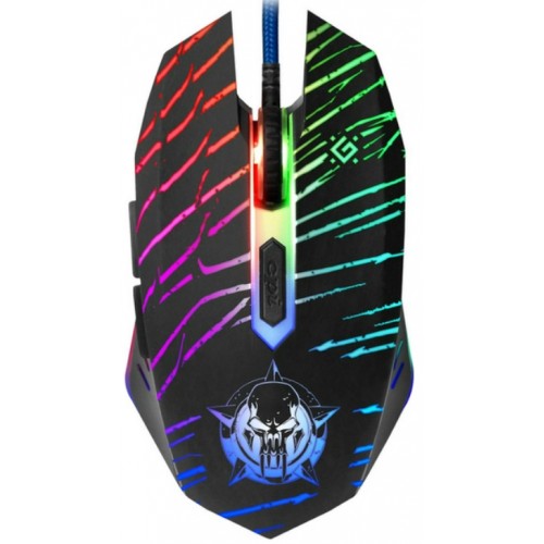 Мишка ігрова Defender Dark Agent GM-590L+килимок №52590