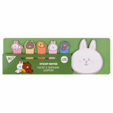 Блок/зам. липк. краєм 60х200мм 120арк. "Yes" Line Friends Cony №170330