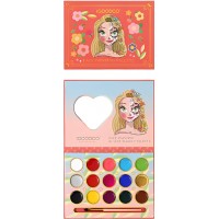 Аквагрим палетка,пензлик,в кор-ці,14х1х15см №IG3002(24)(192) КІ