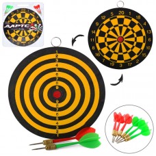 Дартс магнітний 15",дротики,в слюді, 39х43х2см №MS4221(24)