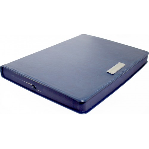 Щоден. А5 "Buromax" недат. 168арк. лін. Salerno синій №BM.20260-02