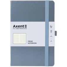 Блокнот A6 96арк. кліт. тв. обкл. Partner Prime сіра 8305-62/Axent/(24)