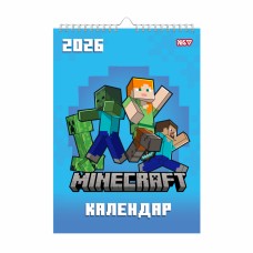 Календар-планер настін. А3 Yes Minecraft 2026 270270(20)