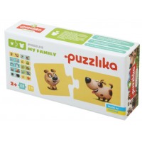 Пазли Puzzlika Моя сім'я 20 елементів в тубусі 13531