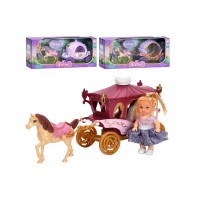 Карета з конячкою 28см,лялька 11см,3 види,в кор-ці,37х18х8,5см SS126A-B-C(36)