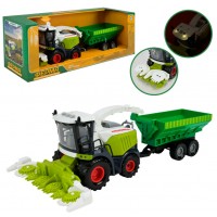 Комбайн інер-ий з причепом,в кор-ці,40х13х14,5см №AP9924(18)(36) КІ