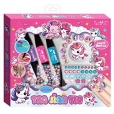 Косметика,набір для манікюру,лак,нігті,наліпки,в кор-ці,20х5х30см №T078(6)(12)(24) КІ