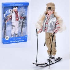 Лялька 30см,на шарнірах,лижниця,лижі,в кор-ці,23х36,5х6см A788AB(24)