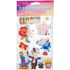 Наліпка EVA "Цирк" 11,5х18см №158096/Мандарин/(1)(24)