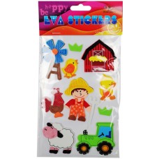 Наліпка EVA "Ферма" 11,5х18см №158097/Мандарин/(1)(24)