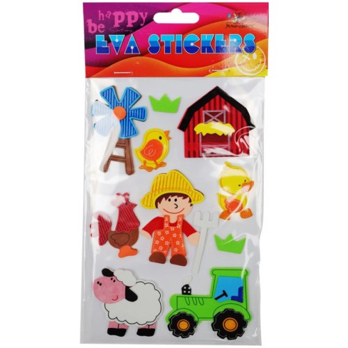 Наліпка EVA "Ферма" 11,5х18см №158097/Мандарин/(1)(24)