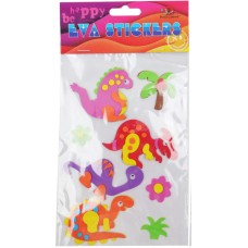 Наліпка EVA "Динозаври" 11,5х18см №158102/Мандарин/(1)(24)