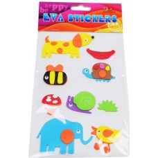 Наліпка EVA "Тваринки" 11,5х18см №158104/Мандарин/