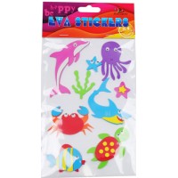 Наліпка EVA "Морські мешканці" 11,5х18см №158107/Мандарин/