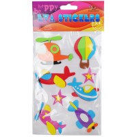 Наліпка EVA "Літаки" 11,5х18см №158111/Мандарин/(1)(24)