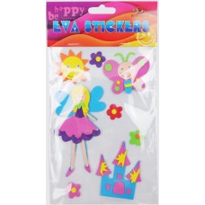 Наліпка EVA "Фея" 11,5х18см №158115/Мандарин/