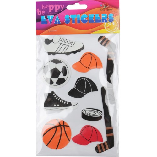 Наліпка EVA "Подарунки" 11,5х18см №158117/Мандарин/