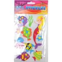 Наліпка EVA "Русалонька" 11,5х18см №158118/Мандарин/