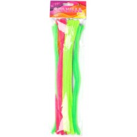 Дріт синельний 9х300мм,6 кольорів,20шт №MT1005/Мандарин/(1)(20)(100)