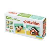 Пазли Puzzlika Мій дім 20 елементів в тубусі 13074