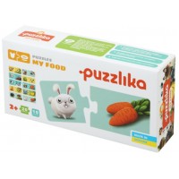 Пазли Puzzlika Моя їжа 20 елементів в тубусі 12992