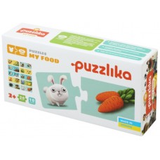 Пазли Puzzlika Моя їжа 20 елементів в тубусі 12992