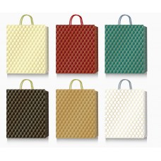 Пакет подарунковий Buromax 18х23х8см тиснення фольгою та конгревне тиснення BM.200031