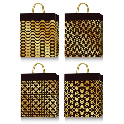 Пакет подарунковий Buromax 31х42х12см тиснення фольгою BM.200051