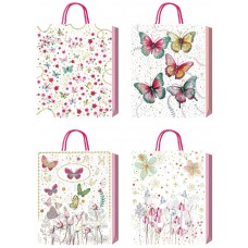 Пакет подарунковий Buromax 18х23х8см тиснення фольгою BM.20007