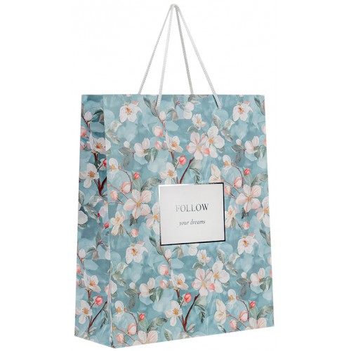 Пакет подарунковий папер. "Axent" №8502-32-A Gentle Blossom 26х32см