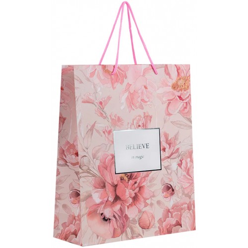 Пакет подарунковий папер. "Axent" №8502-31-A-CC Peony Dreams 26х32см