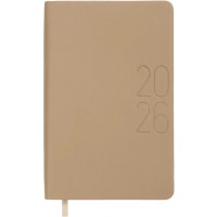 Щотижн. A6 Buromax дат2026 кишеньк. Morandi пісочний BM.2586-22(20)